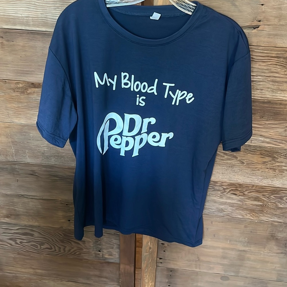 Unisex funny Dr Pepper t-shirt XL cotton new without tag